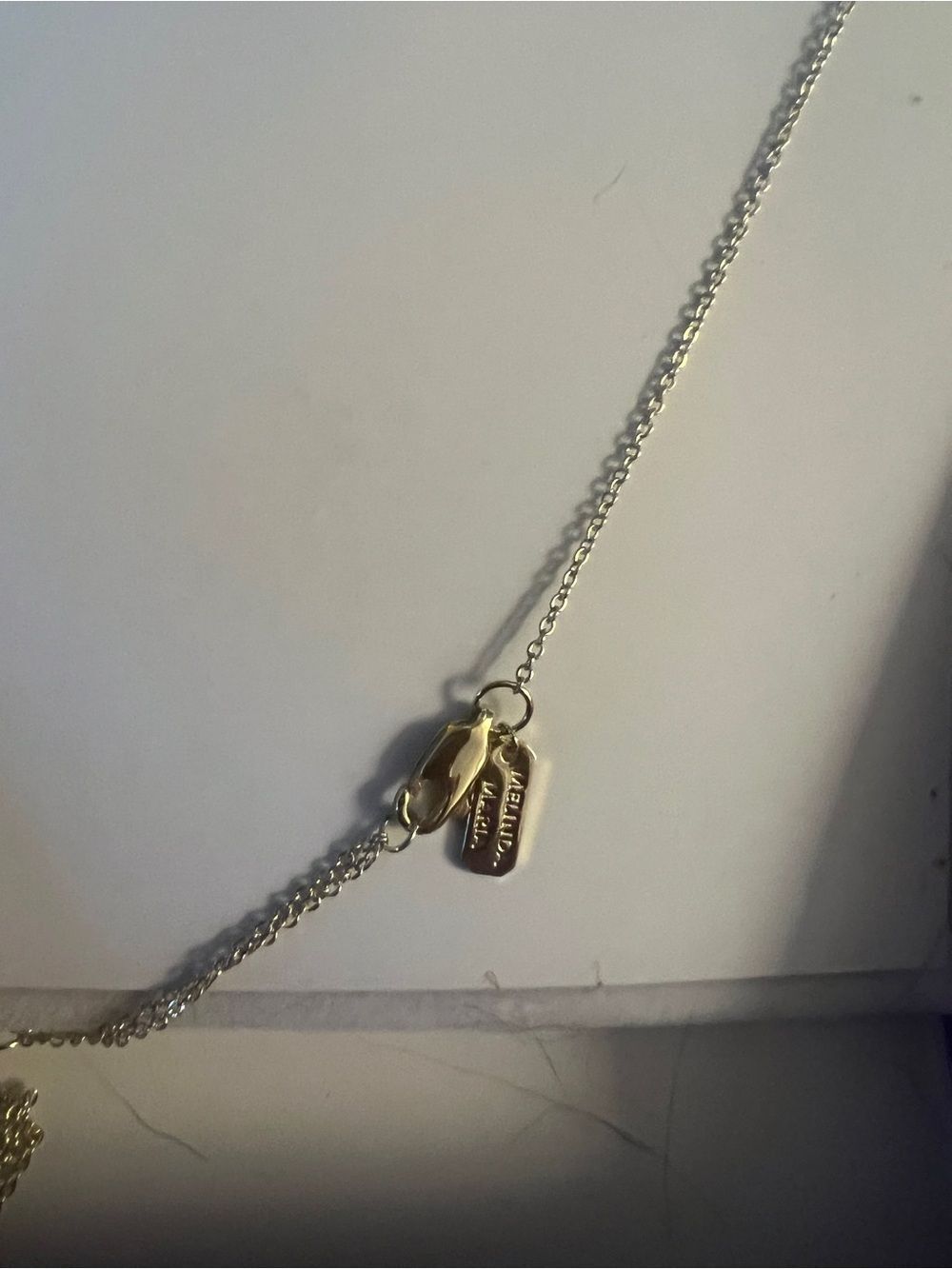 Melinda Maria Are You Jealous Pendant Necklace - Gold - NWT - Picture 5 of 5